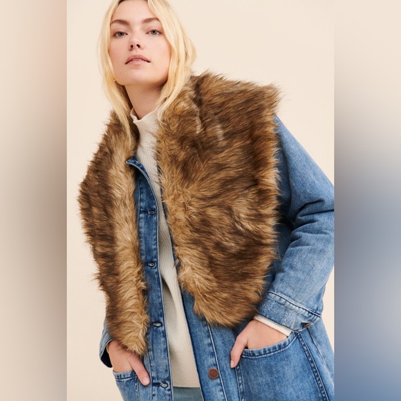 ISO OneTeaspoon Penny Denim Coat size: med or large - Picture 2 of 4